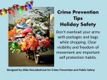 Holiday Safety Tips 2